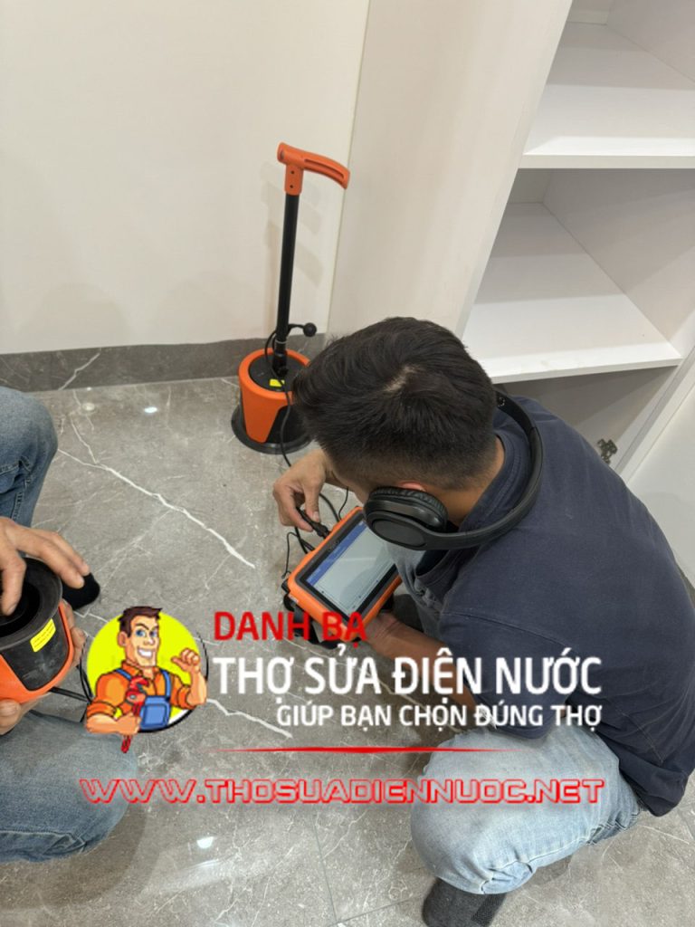 Dịch vụ dò ống nước, siêu âm rò rỉ nước uy tín