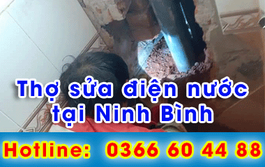 Thợ sửa điện nước Ninh Bình