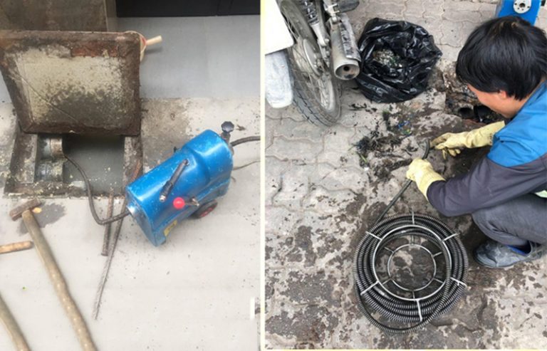 Thông tắc cống nghẹt giá rẻ