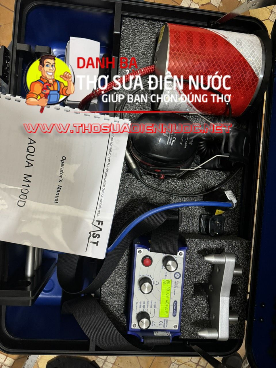 Máy dò nước rò rỉ hiện đại, công nghệ của Đức