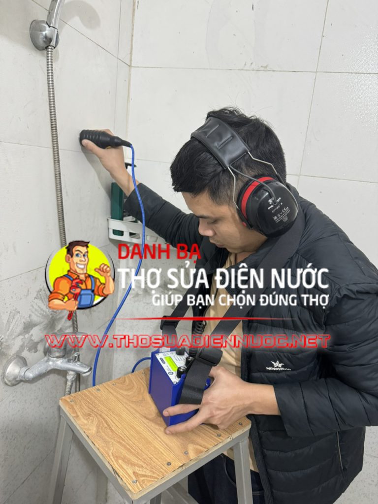 Dịch vụ siêu âm nước rò rỉ, dò đường nước chuyên nghiệp