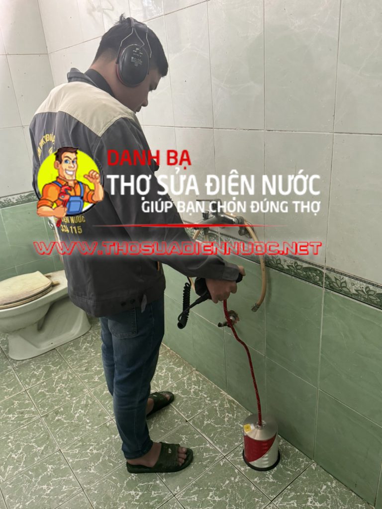 Siêu âm dò tìm rò rỉ nước bằng máy dò hiện đại