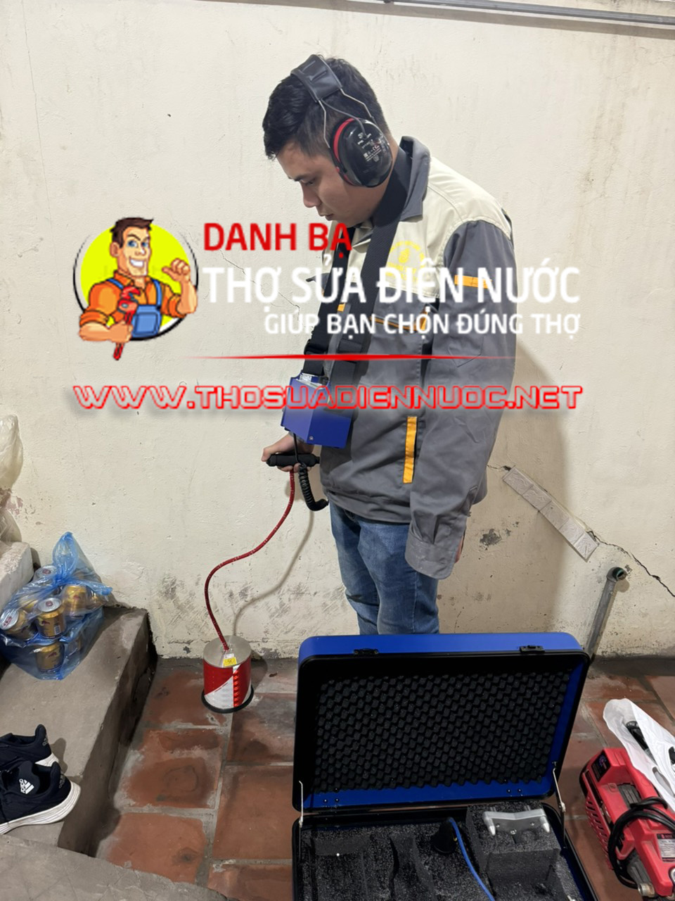 Dịch Vụ Dò Tìm Rò Rỉ Nước tại Hai Bà Trưng - Xác Định Chính Xác Điểm Rò Rỉ, Không Đục Phá Tràn Lan