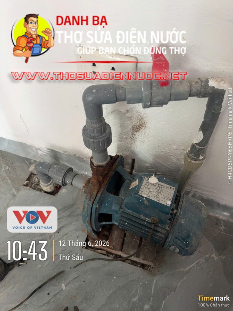 Dịch Vụ Sửa Máy Bơm Nước Tại Nhà Uy Tín
