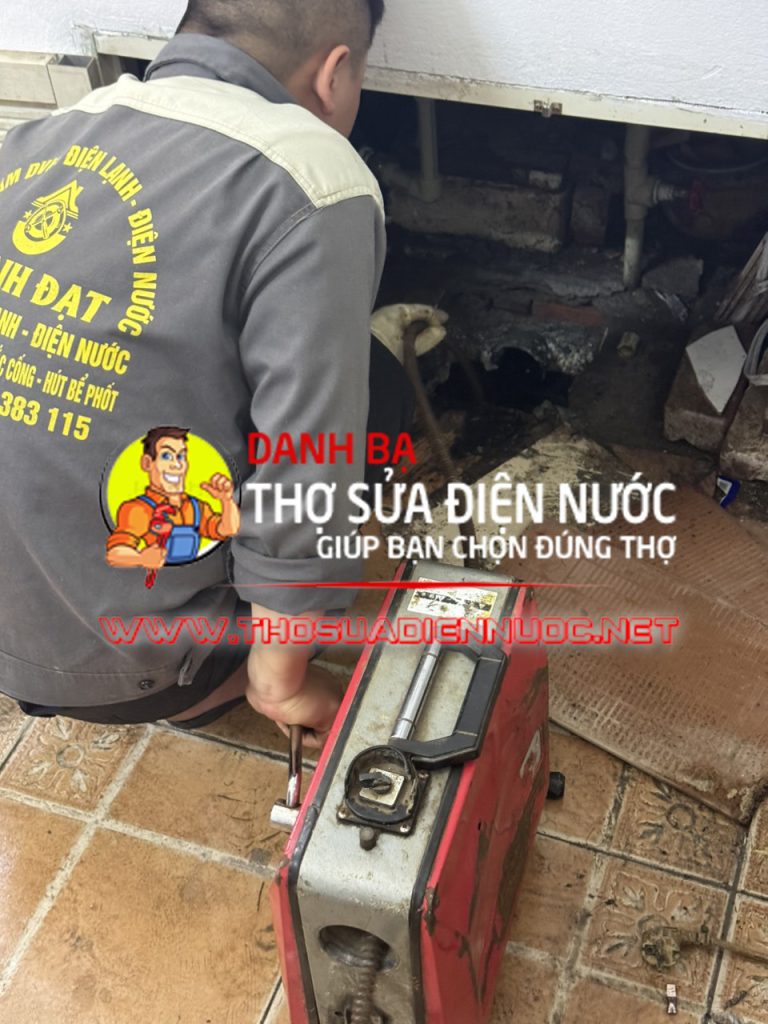 Dịch vụ thông tắc cống chuyên nghiệp